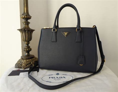 prada baltico handbag|Baltic Blue Medium Saffiano leather handbag .